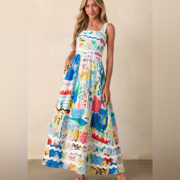 NWT Prosperina Florence Maxi Dress In Isolation Bella Print - Picture 3 of 4